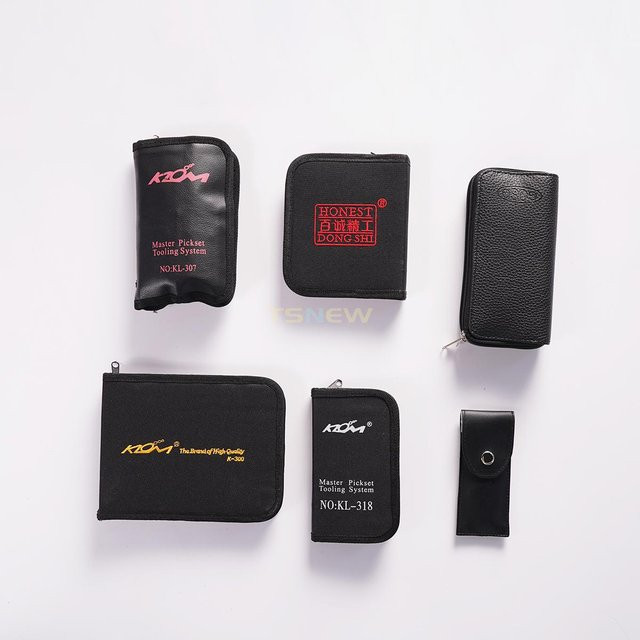 itstool Edelstahl-Picks Set in Schwarz, 29 Stück - Bild 1
