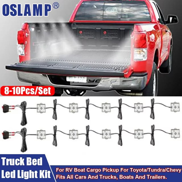 Dreamburgh LED Licht Dekoration für Auto und Pickup, wasserdicht, 48 LEDs, Farbe: Weiß - Bild 1