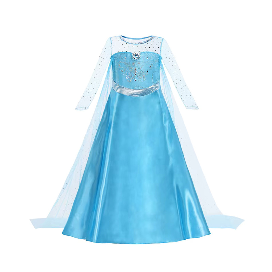 MUABABY Die Eiskönigin Elsa Anna Prinzessin Kostüm Kleid, ab 2 Jahre - Bild 4