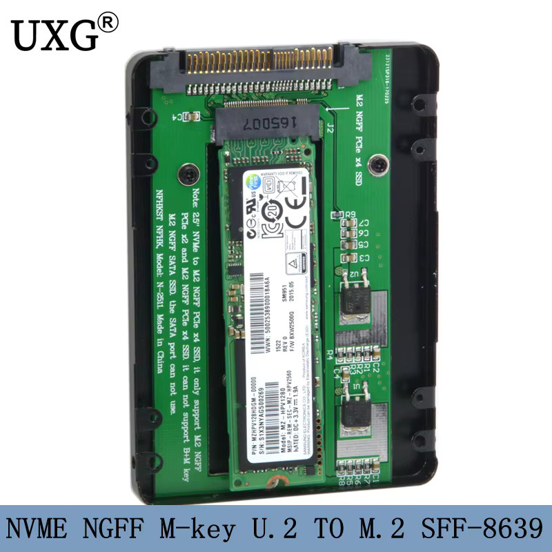 Intel SFF-8639 NVMe U.2 zu NGFF M.2 M-Key PCIe SSD Gehäuse - Bild 4