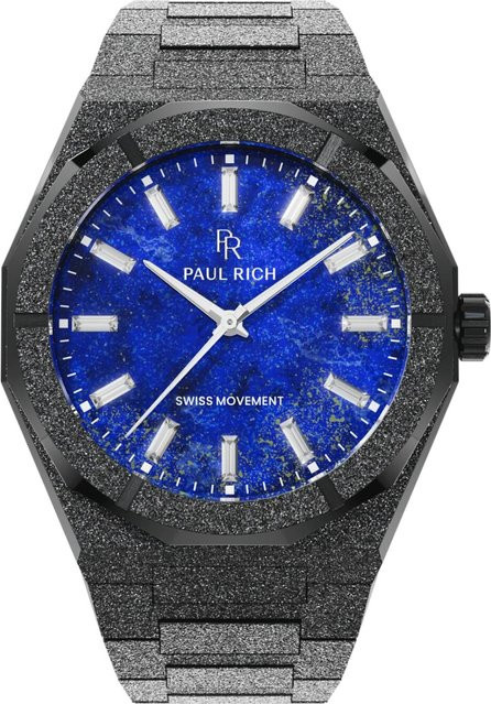 Paul Rich Herrenuhr Lapis Nebula, 43mm, 5ATM - Bild 1