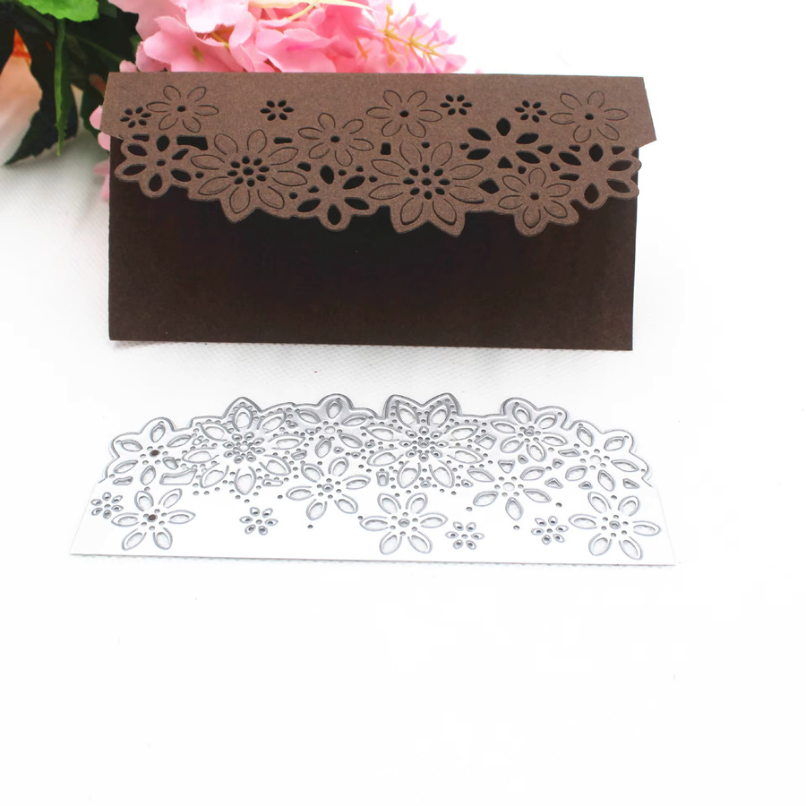 Lisegues Metall-Stanzformen Umschlag aus Kohlenstoffstahl in Silber/Grau für Scrapbooking und Kartenherstellung - Bild 3