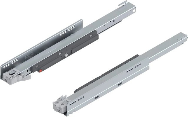 Blum Korpusschiene Legrabox Tip On Schubladenführung aus Stahl, Farbe: Silber, Länge: 500 mm, Tragkraft: 40 kg - Bild 1