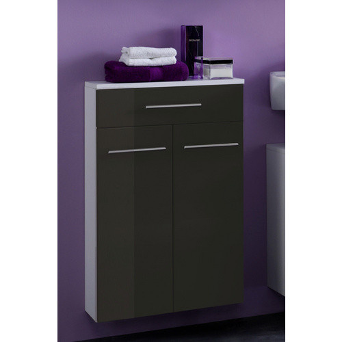 HELD MÖBEL Unterschrank Parma in Grau, Hochglanz, B/H/T: 50 x 79 x 20 cm - Bild 1