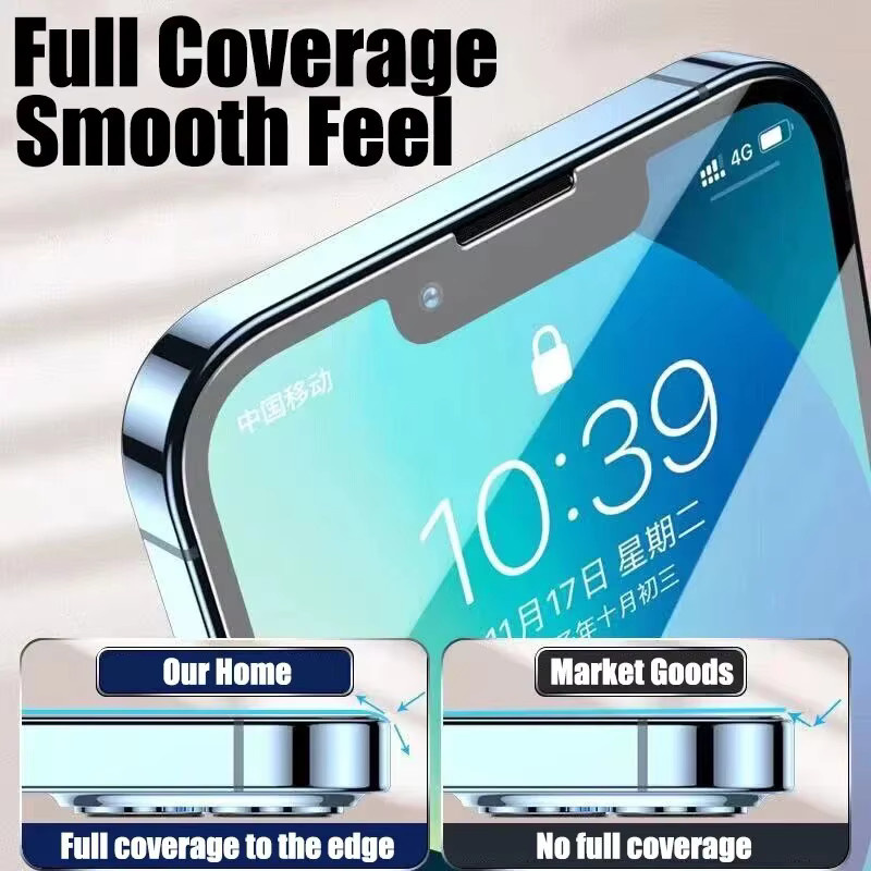 SFHOMIE Hydrogel Display Schutzfolie für iPhone 11 12 13 14 15 Pro Max, 5er Pack, transparent - Bild 2