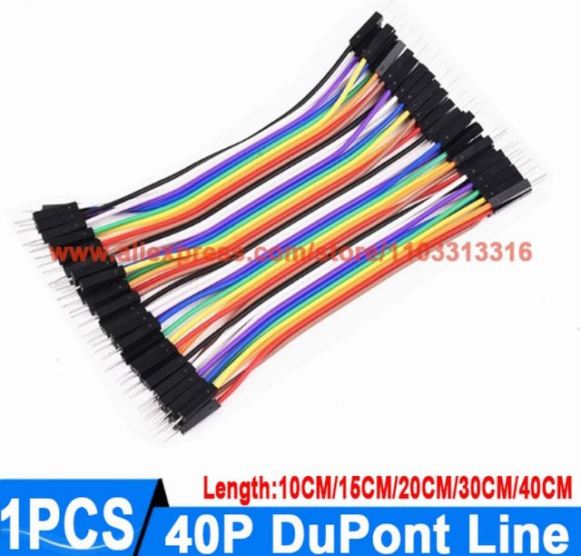 Dupont Überbrückungskabel Set mit Pin-Stecker und Buchse in verschiedenen Längen für dein KIT, Multicolour - Bild 1