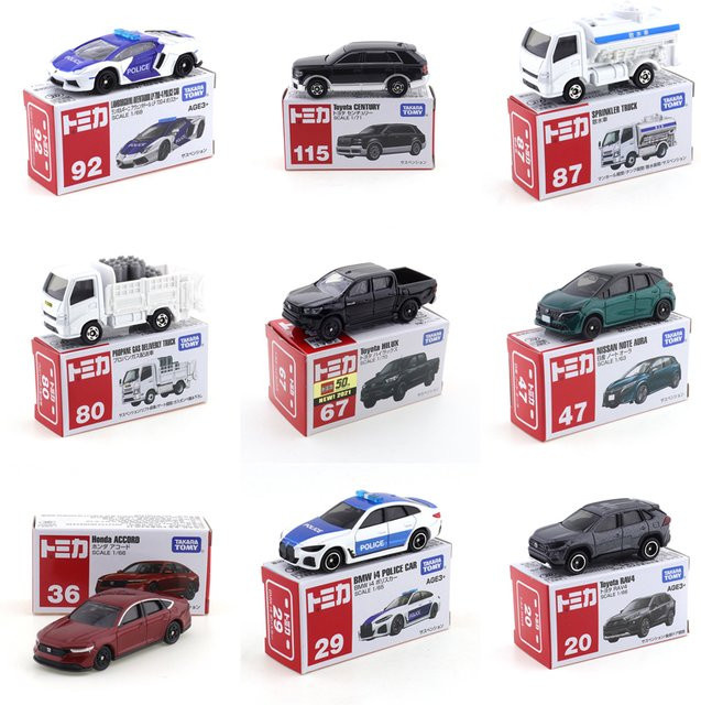 TAKARA TOMY Tomica RAV4 Hilux Pikacho Lamborghini Polizeiauto BMW I4, Druckguss-Automodell, 1:64 - Bild 1