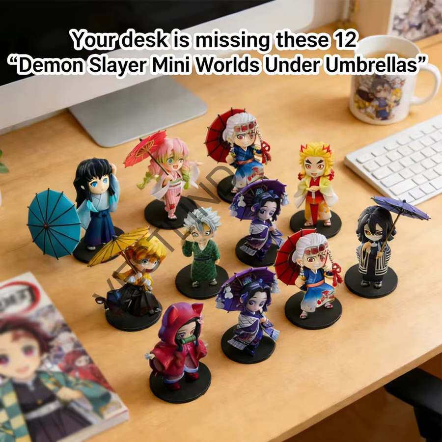 Bandai Demon Slayer Plum Rain Blind Box, Charakterpuppe, Kunststoff - Bild 4