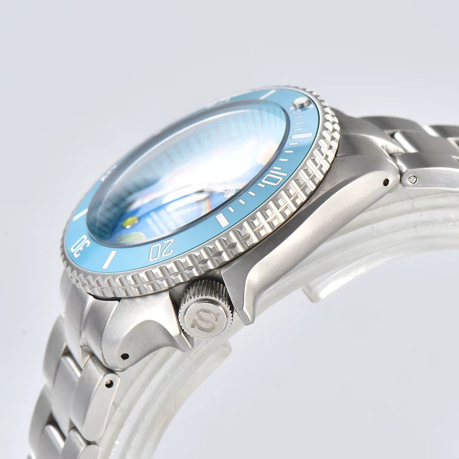 OUMASHI Armbanduhr Edelstahl, Automatik, 41 mm, Silber, Herren - Bild 2