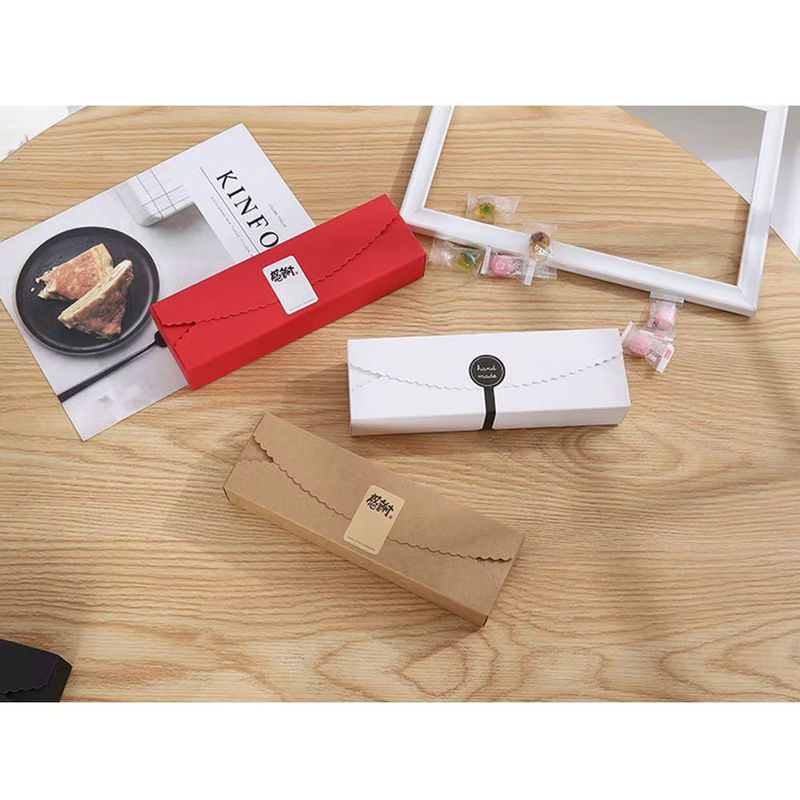 10er Set Geschenkboxen aus Kraftpapier in Braun und Schwarz für Handtuchrollen oder Sandwiches - Bild 3