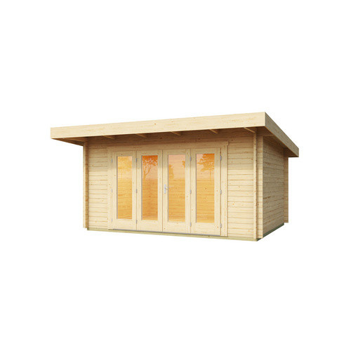 Lasita Maja Gartenhaus Sussex naturbelassen braun B/H/T: 450 x 239,4 x 410 cm - Bild 2