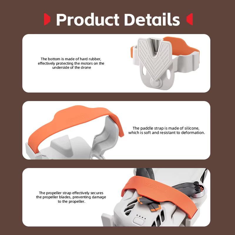 DJI Propellerhalter und Propellerstabilisator für Lito 1/Lito X1 in Orange - Bild 3