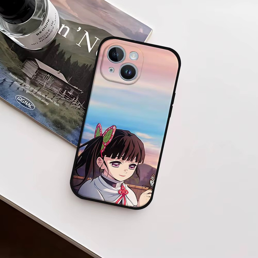 Mesuca Handyhülle Kanao Anime Design für iPhone 17 16 15 Pro Max 12 11 X XR XS Max in Schwarz und Multicolour - Bild 3