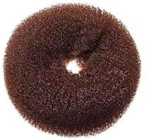 YULIN Haar Donut Haarknoten Maker, Kaffeebraun, L - Bild 1