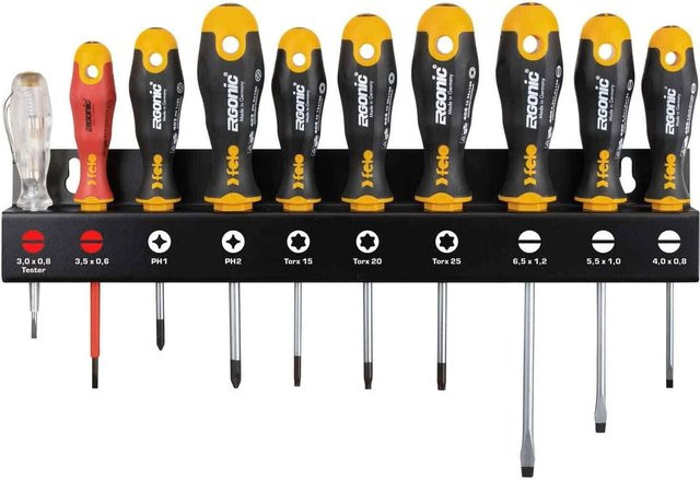 Felo Schraubendreher-Set SD Ergonic XL 10-teilig in Multicolour - Bild 1