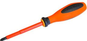 Klein Tools VDE Kreuzschlitz Schraubendreher PH2 in Schwarz-Orange mit 100 mm Schaftlänge - Bild 1