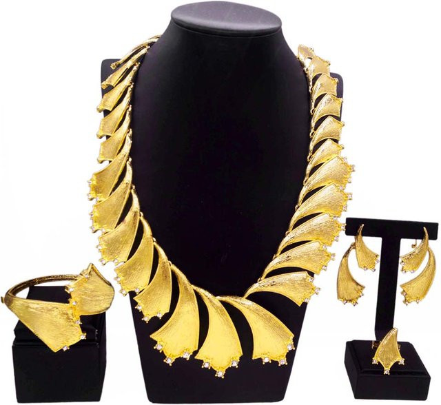 yulaili Schmuck-Set, Bicolor, Gold, Silber, Damen - Bild 1