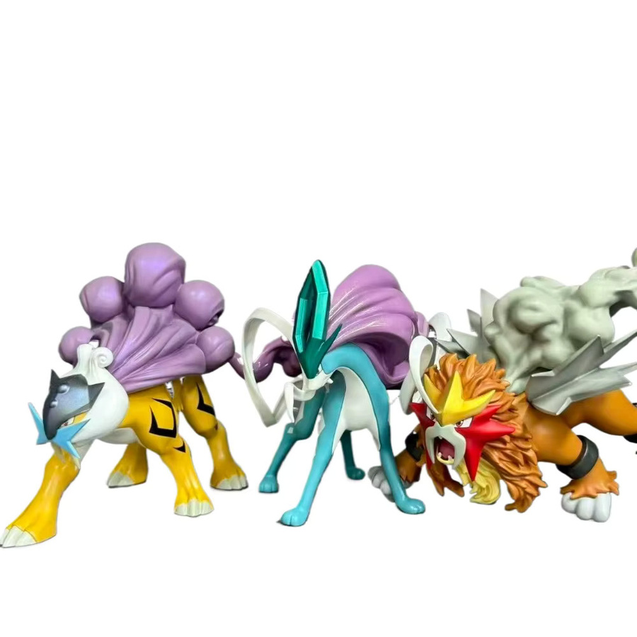 Bandai Pokémon Raikou Suicune Entei, Actionfiguren, PVC, Einzelfigur - Bild 3