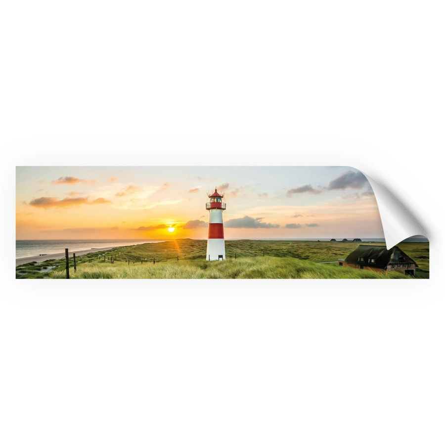 Myspotti Küchenrückwandfolie Leuchtturm Sylt in Multicolor, Selbstklebend, B: 220 cm, H: 60 cm - Bild 2