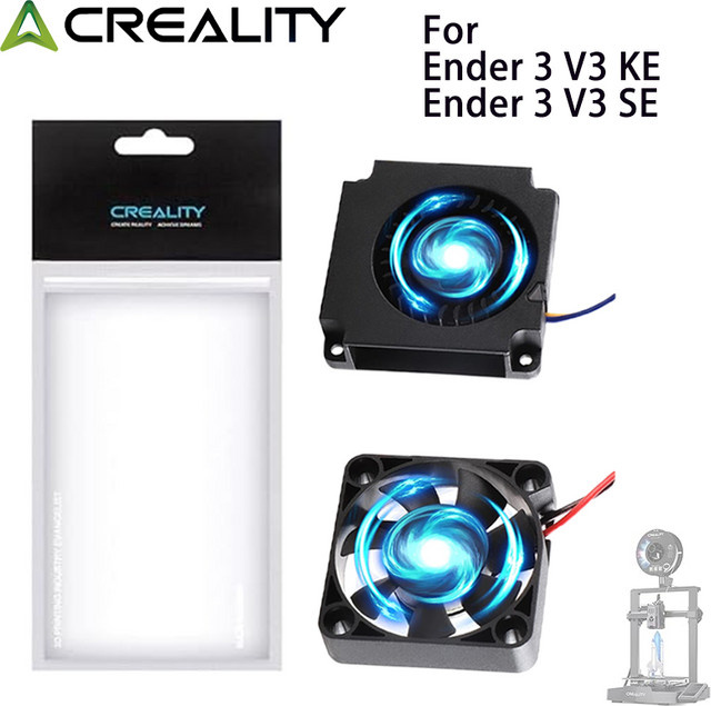 Creality Original Ender3 V3 SE Lüfter Set 24 V mit 2510 Axiallüfter und 4010 Teil Lüfter für Ender-3 V3 SE und Ender-3 V3 KE 3D-Drucker in Schwarz - Bild 1