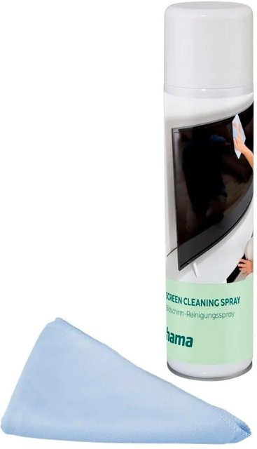 Hama Bildschirmreiniger Schaum mit Reinigungstuch in Weiß, 200 ml - Bild 1