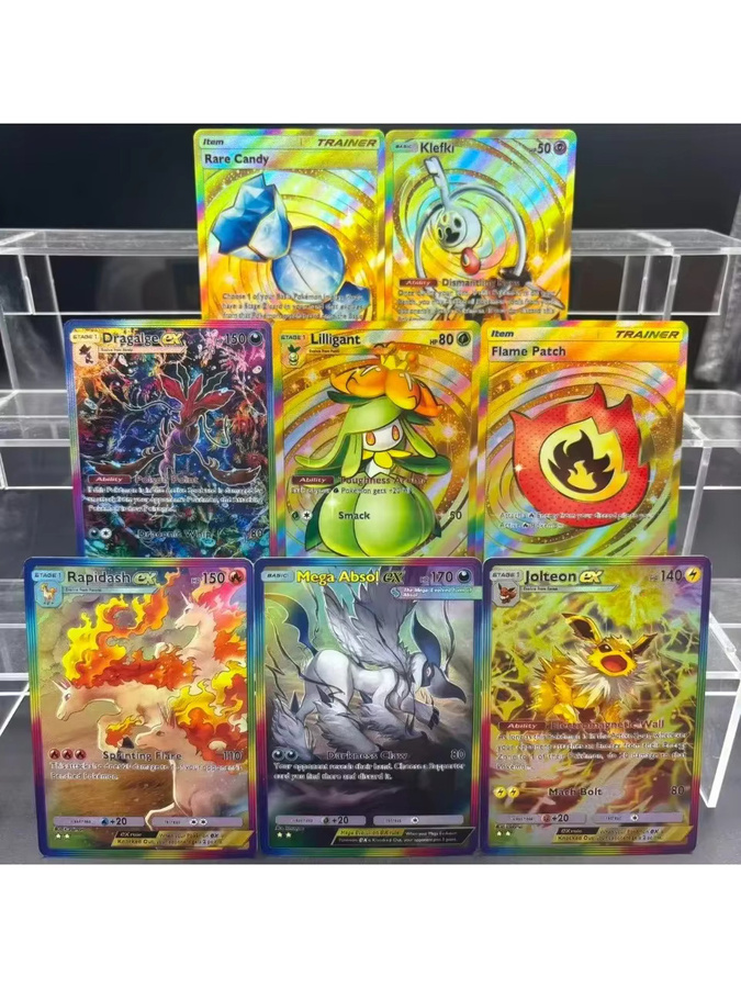 Keeppley TCG POCKET DIY Sammelkarten Mega Absol Jolteon Rapidash ex, Einzelkarte - Bild 2