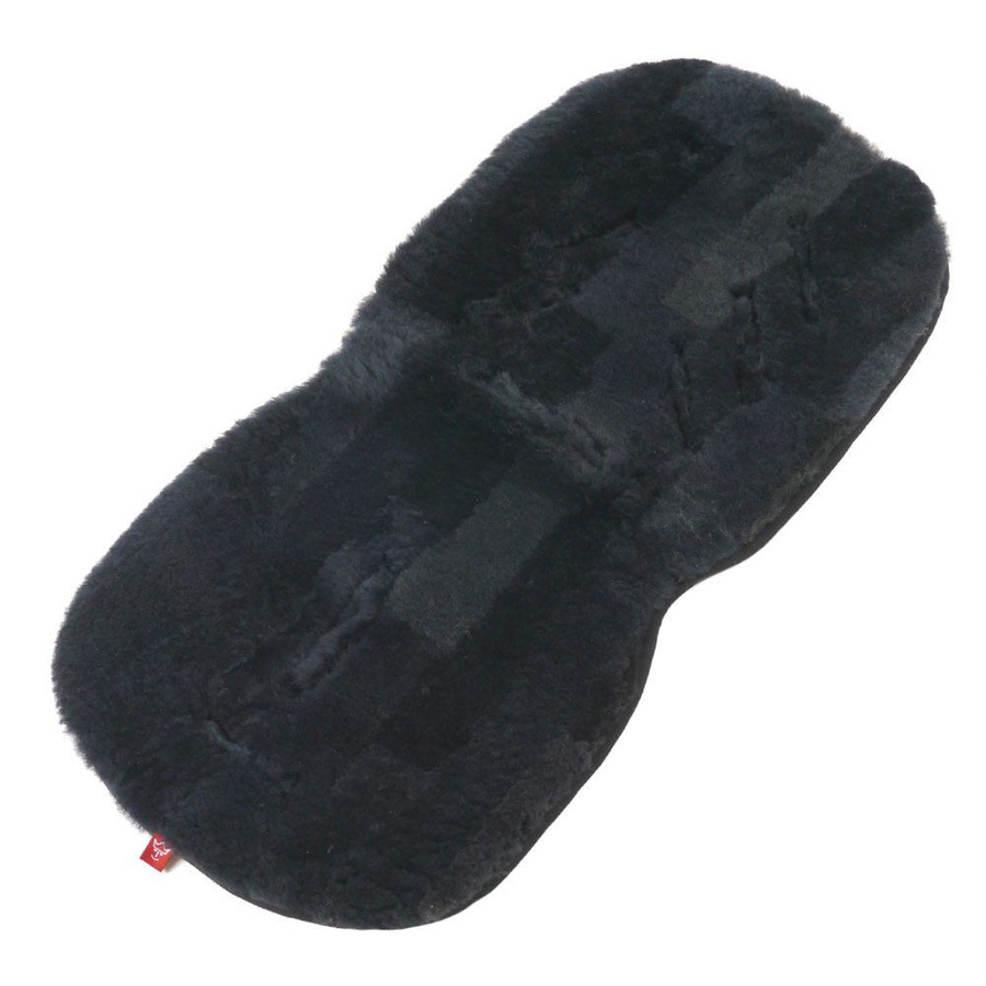 Kaiser Lammfell-Einlage für Babyschalen und Kinderwagen, Farbe: Anthrazit, B x L: 35 x 77 cm - Bild 2