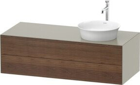 Duravit Waschtischunterschrank White Tulip in White, B/T: 130 x 55 cm - Bild 1
