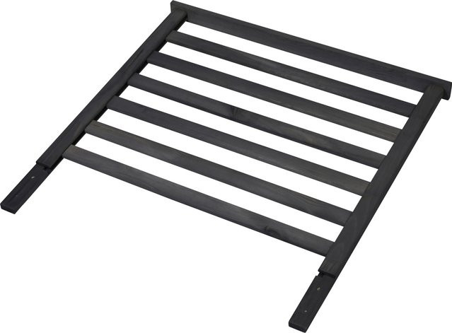 Dobar Rankgitteraufsatz Kubus 2.0 aus Massivholz in Anthrazit, H: 78 cm, B: 78 cm, T: 5 cm - Bild 1