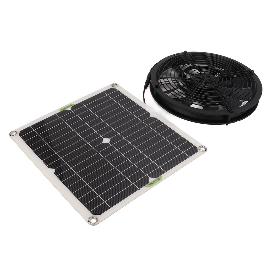 Solarbetriebener Ventilator mit 10 Zoll Durchmesser und 100W Leistung für Wohnmobile, Yachten und Gewächshäuser - Bild 4