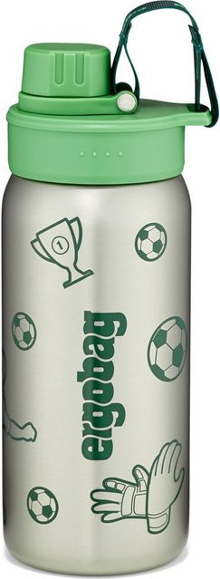 ergobag Trinkflasche aus Edelstahl in Grün, 500 ml - Bild 1