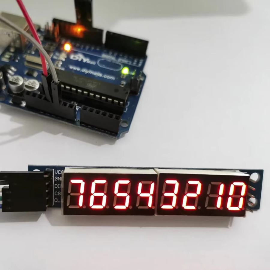 DIYmall MAX7219 8-stelliges 7-Segment LED-Anzeigemodul 5V in Rot, 10er-Pack für Mikrocontroller und DIY-Projekte - Bild 3