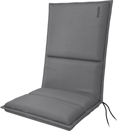 DOPPLER Sitzauflage City aus Polyester in Grau, B/T/H: 48 x 110 x 6 cm - Bild 1