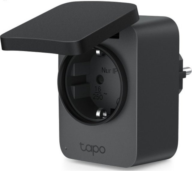 TP-Link Tapo P410M Smarter Wi-Fi Outdoor Plug WLAN-Steckdose Schwarz - Bild 2