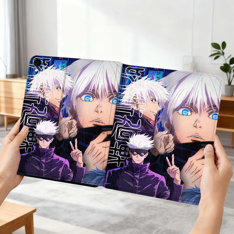 J-Jujutsus K-Kaisens Anime Tablet-Hülle für Samsung Galaxy Tab A7 A8 A9 S6 S11 Lite Plus in Multicolour - Bild 4