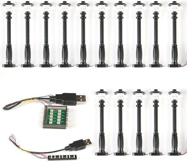 TEDDOO City Street Light Led Bausteinlampe, 15-teiliges Set - Bild 1