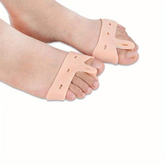 Silikon-Zehentrenner, beige, 1 Paar - Bild 1