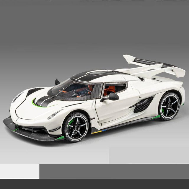 Linyi toy car Knsg Jesko Modellauto, 1:24, Metall, mit Sound & Licht, ab 14 Jahren - Bild 1