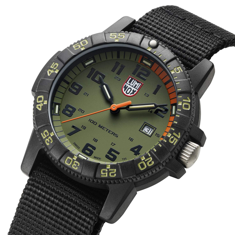 Luminox Armbanduhr, Quarz, Kunststoff, 44 mm, Grün, Herren - Bild 5