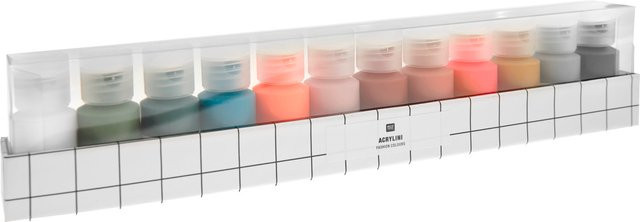 Rico Design Acrylfarben Set Fashion Colours Multicolour 12 Stück - Bild 1