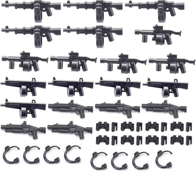 Waffenpaket Militär Armee, Spielzeug für Soldat Mini Actionfiguren, Set / Bundle - Bild 1