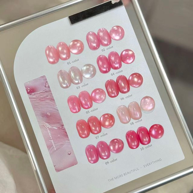 MIANEL NAIL Gel-Nagellack, Rosa, Schimmernd, 10 ml - Bild 1