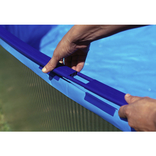 SUMMER FUN Pool-Innenhülle aus PVC, rund, blau, Breite: 360 cm - Bild 1