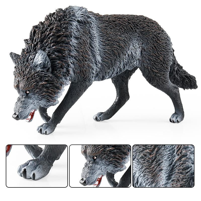 Oenux Wolf Tiere Actionfiguren PVC ab 3-6 Jahre - Bild 2