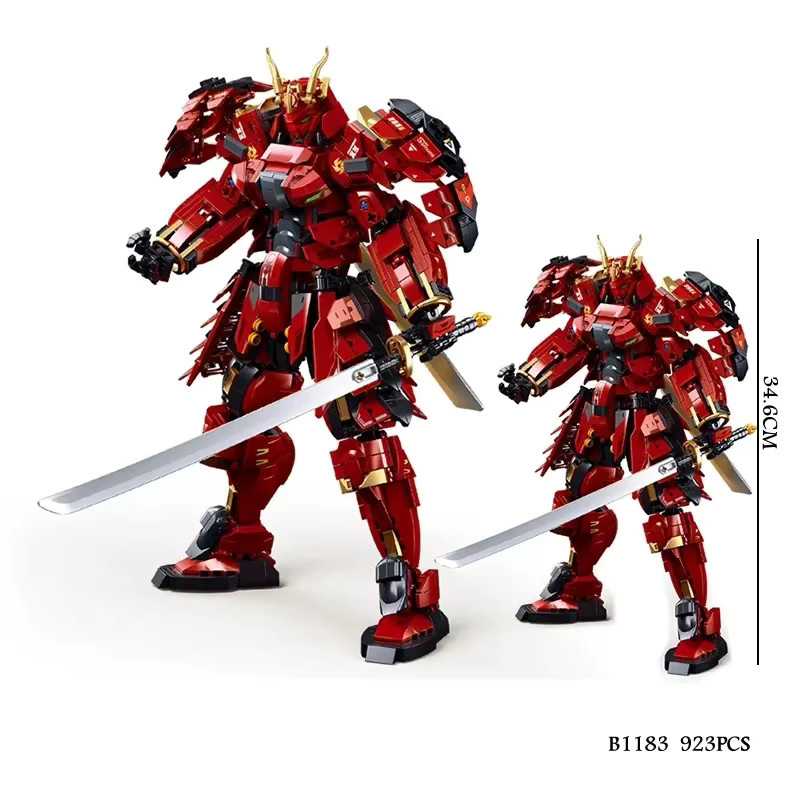 Sluban Flammenkrieg-Krieger Mecha, Baustein-Set, 923 Teile - Bild 6