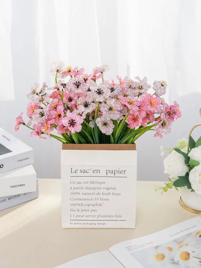 Künstliche Wasserpflanzen aus Kunststoff in Lila für Garten und Hochzeit als DIY-Dekoration - Bild 3