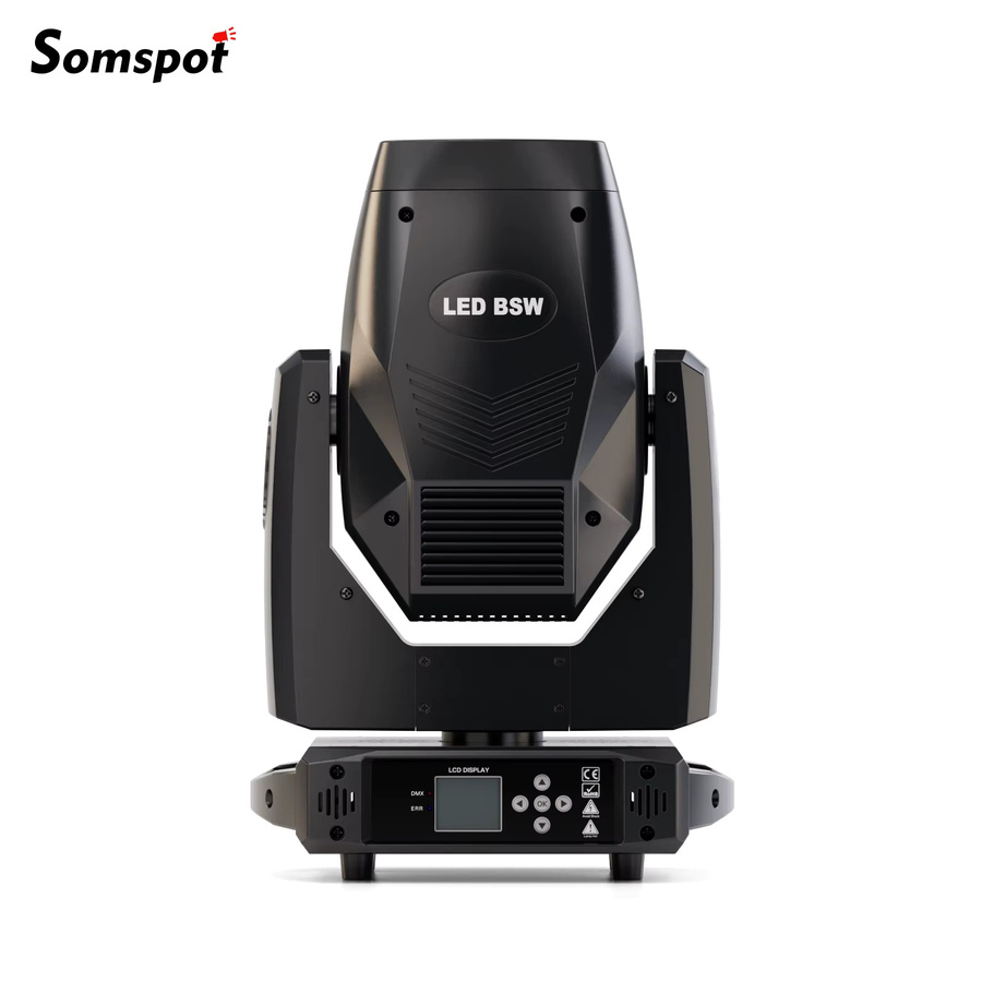 Somspot LED Moving Head 3-in-1 Beam Wash Spot mit Gobo-Effekt in Schwarz - Bild 7