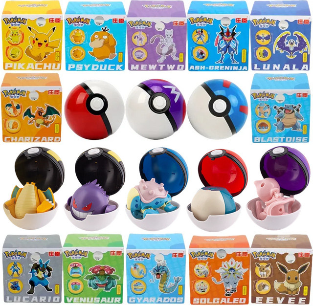 Pokémon Pokeball Figuren, Spielzeug, Bunt / Mehrfarbig - Bild 1