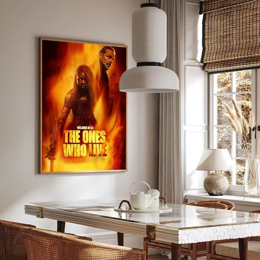 Potdemiel The Walking Dead Retro Aufkleber aus Kraftpapier für Wandgestaltung und DIY-Deko - Bild 3
