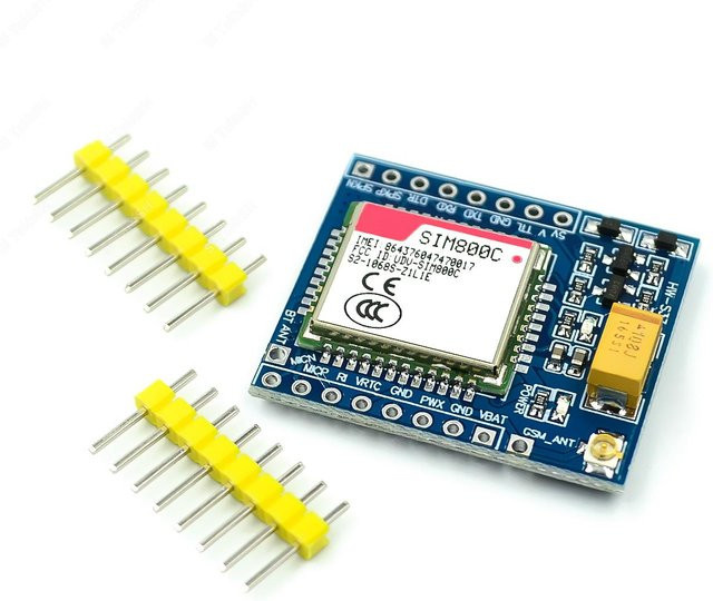 Si Tai&SH SIM800C GSM GPRS Modul mit Bluetooth und TTS für Arduino und STM32, 5V 3,3V TTL Entwicklung PCB Board mit IPEX Anschluss - Bild 1